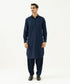 Men's Falak Plain Blue Kurta Shalwar